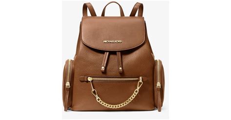 michael kors backpack brown leather|michael kors backpack new collection.